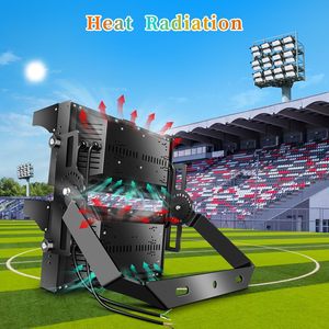 ไฟส่องสว่างกลางแจ้งแบบโมดูลาร์ LED IP65 ตัวเรือนอะลูมิเนียม 100W-600W โปรเจคเตอร์เสาสูง พร้อมมุมลำแสง 20-90 องศา - Product Image 5