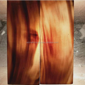 Plaques de corne naturelle de buffle, lunettes plaques de corne Plates plaques de corne naturelle - Product Image 2
