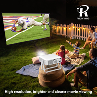 Mini proyector LCD portátil ultrafino Ruiying N5 720P LED Video Beamer Home Theater 1080p Android TV Proyector con WiFi 6