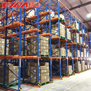 מערכת אחסון משטחים תעשייתית מסוג <span class=keywords><strong>Drive</strong></span>-In עם מזלגות, מתלה צמיגים ממתכת, מערכת אחסון משטחים בהתאמה אישית לעומסים כבדים למחסן - Product Image 3