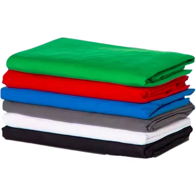 Factory Supply 2x3m Green Screen Chromakey Muslin Photography Backdrop Background Studio Backdrops Photo Booth Backgrounds