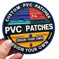 Écussons 3D en PVC personnalisés directement de l'usine, étiquettes en caoutchouc imperméables, badges souples pour vestes tactiques, sacs à dos, chapeaux, thermocollants