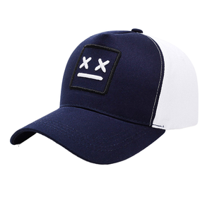 कस्टम हिप हॉप कैबी ड्राइवर ट्रक कैप बतख जीभ छाया औपचारिक डोबी स्ट्रीट मुस्कान कढ़ाई पैच बेसबॉल टोपी - Product Image 1