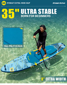 Planche de <span class=keywords><strong>paddle</strong></span> <span class=keywords><strong>gonflable</strong></span> OEM pour sports nautiques, grande taille 11'6''*35''*6'', pour enfants, Dropshipping - Product Image 3