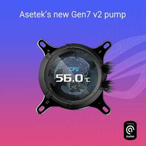 Enfriador Líquido para CPU Rog Strix LC III 360 ARGB LCD Todo en Uno, Ventilador de 120 mm, Compatible con Intel LGA 1700, 1200, 115x, AMD AM4, AM5 - Product Image 5