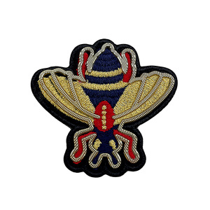 Matériaux auxiliaires Tianhao : Patch brodé Alien en feutre non tissé polyester, fait main pour vêtements et usage domestique - Product Image 1