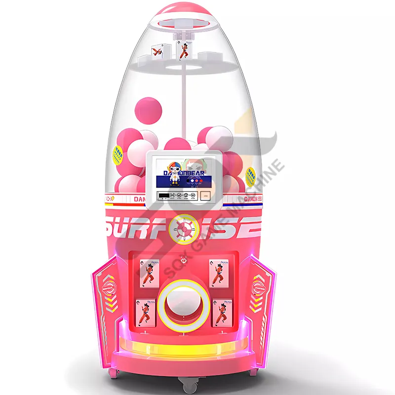 Metal Mini Gachapon Machine-100 Ball Surprise Toys Egg Toys Gashapon Capsule Vending Machines Coin Operated For Sale