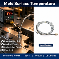 Thermocouples de type baïonnette HUADONG avec une pointe de détection de température sphérique