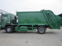Camion compacteur de déchets d'occasion de haute qualité, 4x2, manuel, diesel, volume 4000L, à vendre