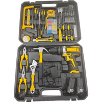 Nouveau Kit ménager multifonctionnel artisan perceuse électrique Kit combiné ensemble d'outils de travail du bois tournevis électriques perceuses