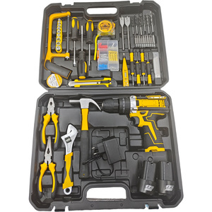 Nuevo Kit doméstico multifuncional <span class=keywords><strong>Craftsman</strong></span> Power Drill Combo Kit Juego de herramientas de carpintería Destornillador eléctrico Máquinas de perforación - Product Image 2