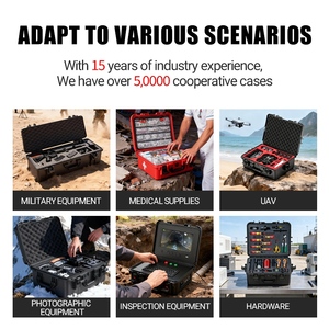 Étui rigide pour arme à feu en mousse personnalisée, étanche, antichoc, empilable en plusieurs couches, étui de protection en plastique pour équipement et instruments - Product Image 4