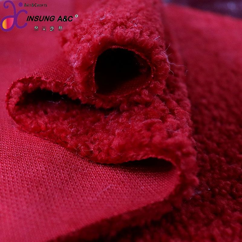 Горячая Распродажа 2021, вязаная ткань, флисовая красная теплая Домашняя текстильная женская одежда