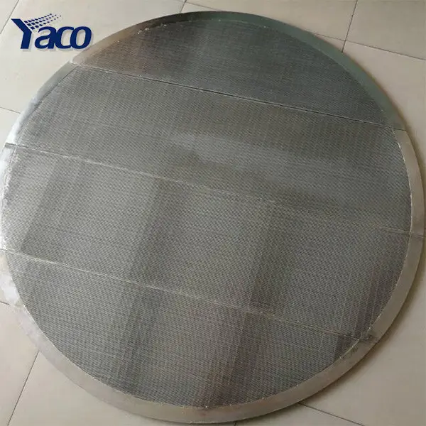 China Fabriek Gesinterde Metalen Johnson Slot Lauter Tun Wedge Wire Screen Filter Elementen Valse Bodem