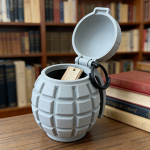 Gran Idea de Regalo, Contenedor de Dulces con Forma de <span class=keywords><strong>Granada</strong></span> de Mano Impreso en 3D Personalizado, Recipiente de PLA PETG FDM para Juguetes, Papelería, Tarro para 3.5g de Flores - Product Image 2