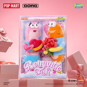 Novedad 2026: Cajas Sorpresa 100% Originales GONG de la Serie Romántica de Peces de Bob Esponja, Lindos Muñecos de Peluche y Colgantes Decorativos de Peluche - Product Image 3