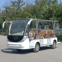 Bus électrique de 20 places pour le tourisme pittoresque et les promenades en voiture pour les visites