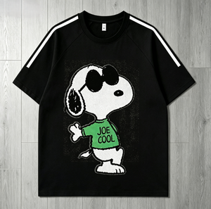 T-shirt Homme 230 GSM Lyocell 3 Rayures Manches Courtes Coupe Décontractée Noir/Blanc Respirant Anti-humidité Vente en Gros Logo Personnalisé - Product Image 4