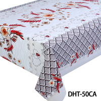 Nappe en PVC à motif floral répété, imperméable et anti-taches, en rouleau, pour protection de table – Prix usine