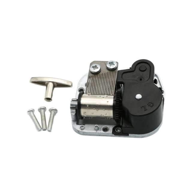 Hand Cranked Musical Movement for Diy Doll House Doll House Music Box Miniature Accessories