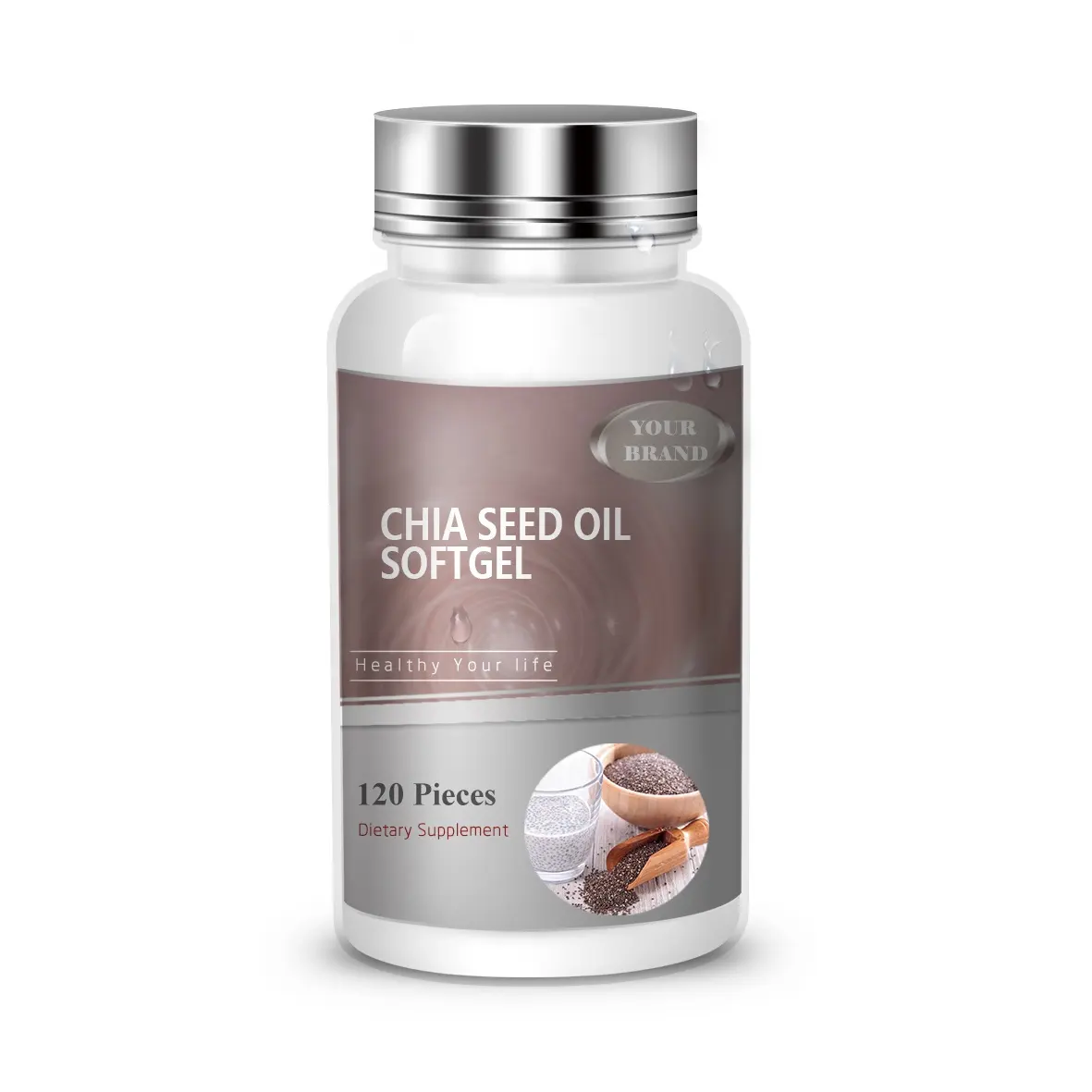 GMP Dietary supplements South africa chia seed oil softgel