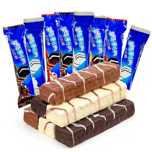 Çikolata kaplı gofret bisküvi çıtır bisküvi protein bar çikolata cipsi çerezler aperatif kraker