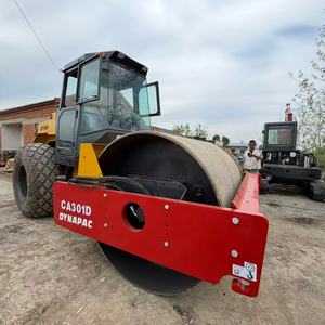 Good Quality Dynapac Ca301d Vibratory Road <b>Roller</b> Featuring Double Drum & Essential Core Components-Engine Pump Motor <b>Roller</b> - Product Image 5