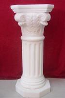 Colonnes modernes en marbre blanc chinois Nature élégants piliers romains à vendre