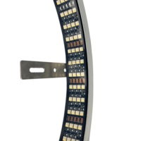 Kit d'éclairage LED RGBW Lumina à 4 rangées, 300W 12V 18800LM, haute luminosité avec contrôle par application, pour camion, SUV, tout-terrain, IP67