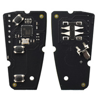 Chiave di Ricambio per Veicoli con Telecomando a 3 Pulsanti, FSK 433MHz, Chip Transponder 4D63 80bit, Lama Non Tagliata HU101, 5WK49986, Prezzo all'Ingrosso
