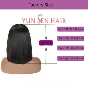 Perruque <span class=keywords><strong>droite</strong></span> <span class=keywords><strong>avec</strong></span> dentelle frontale 13*4 |   Cheveux 100% humains |   Couleurs naturelles |   Stock d'usine prêt à être expédié - Product Image 3