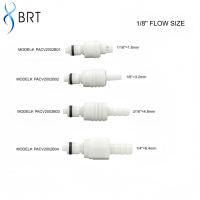 Raccord rapide CPC en acétal, avec ou sans valve, 1/4 NPT/BSPT, adaptateur à filetage mâle pour équipement médical