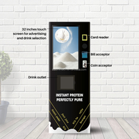 Distributeur automatique de boissons protéinées instantanées, distributeur de poudre protéinée chaude/froide entièrement automatique en libre-service pour les clubs de fitness