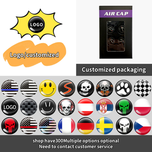 Smile Happy Face <span class=keywords><strong>Pneu</strong></span> solide 8 billes Noir Tige <span class=keywords><strong>de</strong></span> valve <span class=keywords><strong>de</strong></span> voiture Bouchons d'air Couvre État neuf - Product Image 5