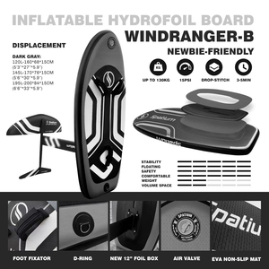 Spatium 2025 Nouveau Design Kit de planche gonflable pour kitesurf, wingfoil et hydrofoil - Product Image 3