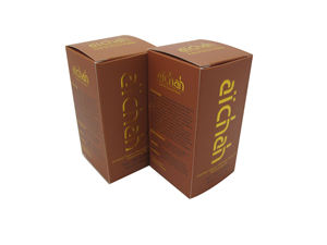 Boîte cosmétique personnalisée boîte de papier d'estampage en feuille d'or pour la peau des ongles huile d'argan marocaine biologique - Product Image 5