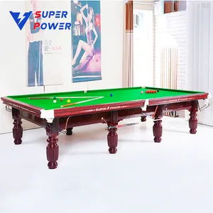 Table de snooker professionnelle de 12 pieds de championnat international Billard de luxe à vendre