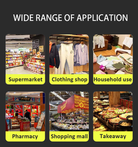 Groothandel Custom Logo Recyclebare Plastic Handvatten Tas Voor Winkelen Restaurants Voedselkleding Verpakking - Product Image 4