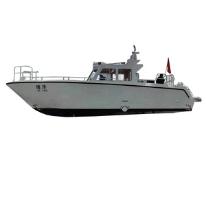 36ft Ce Certified Aluminum Work Landing Craft Speed Boat With Outboard Engine