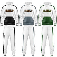 Ensembles de Survêtements Homme Personnalisés de Luxe avec Sweat à Capuche, Épais et de Haute Qualité, Tenue de Sport Unisexe