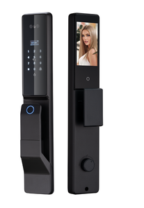 Serrure de porte intelligente biométrique automatique EIYSIE Tuya avec carte RFID IC, application Wifi, combinaison, reconnaissance faciale 3D, empreintes digitales - Product Image 2