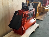 Broyeur de bois hydraulique homologué CE pour excavatrice de 3 à 15 tonnes, tête de broyeur forestier compatible avec Cat, Komatsu, Kubota, JCB, Volvo