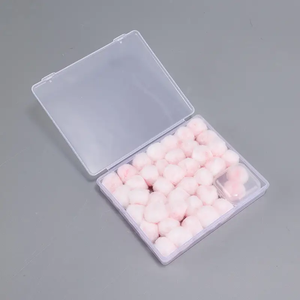 Bouchons d'oreilles en <span class=keywords><strong>cire</strong></span> pour dormir Réduction du bruit Bouchons d'oreilles en coton réutilisables pour la natation - Product Image 5