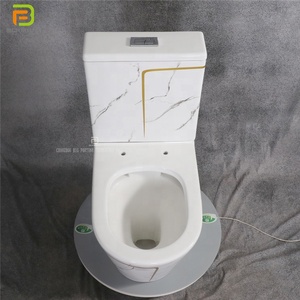 В европейском стиле напольный унитаз из керамического мрамора - Product Image 5
