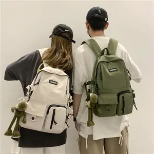 Korean style ergonomics nylon laptop backpacks school bags Simple Anti-Theft backpack school bags Wholesale