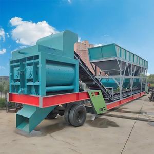 Planta Mezcladora de Concreto Móvil Eléctrica Completamente Automática de 35M3/H, Bomba de Motor PLC, Planta Dosificadora Portátil - Product Image 5