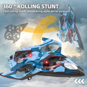 Xy117 Stijl Stunt Rc Straaljager Voor Beginners Handbediening Met Led Backlight <span class=keywords><strong>2</strong></span>.4Ghz Motor Power Headless Model - Product Image 3