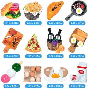 Imanes bonitos de resina 3D <span class=keywords><strong>para</strong></span> nevera, comida natural creativa en forma de comida <span class=keywords><strong>para</strong></span> decoración del hogar, nevera, pizarra blanca magnética o pizarra - Product Image 5