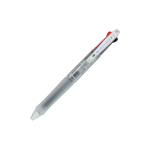BKAB-40EF Bolígrafo Multicolor de Tres Colores con Mecanismo Deslizante, Tinta Acrílica de Baja Viscosidad, Cuerpo de Plástico Reciclado, Tres Transparentes - Product Image 1