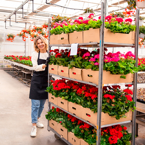 Hiển thị đứng kệ kim loại giá cho vườn ươm và gieo hạt. Nông Nghiệp Hoa xe đẩy CC container cho các nhà máy - Product Image 6